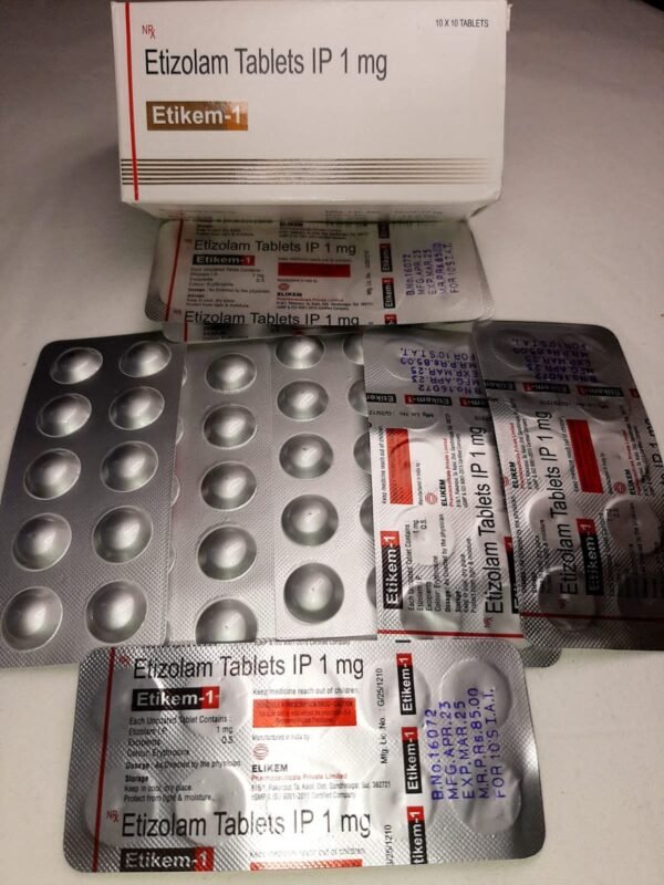 Etizolam 1mg Tablet